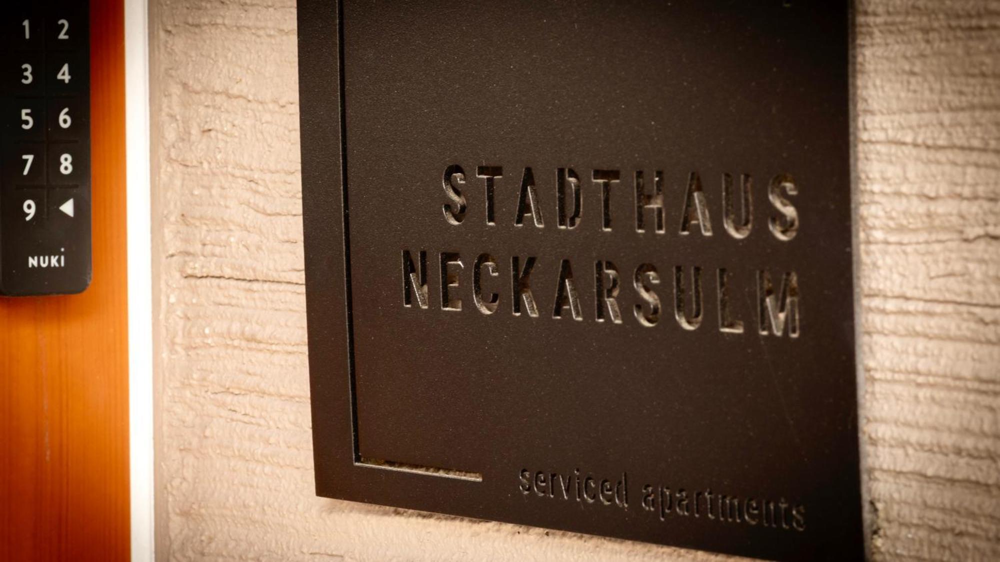 Stadthaus Neckarsulm Serviced Apartments - Stadthaus Heiner Exterior foto